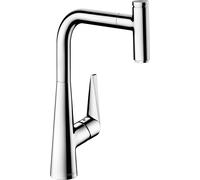 Hansgrohe Mitigeur de cuisine Talis Select M51 – bec extractible, 1 jet, Eco, chrome – 72826000