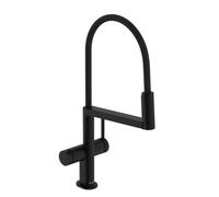 Hansgrohe Talis Select M54 PowderSpray - Mitigeur d'évier avec bras flexible et douchette, EcoSmart, noir mat 72861670
