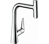hansgrohe Talis Select S220 mélangeur de cuisine 72822000 chromé, orientable, bec coulissant