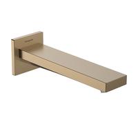 hansgrohe Tecturis E Bec déverseur pour baignoire, portée 210mm, 73410140, Couleur: Bronze brossé