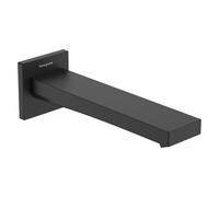 hansgrohe Tecturis E Bec déverseur pour baignoire, portée 210mm, 73410670, Couleur: noir mat