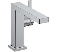 hansgrohe Tecturis E Fine Mitigeur monocommandé pour lavabo 110, saillie 155mm, garniture de vidage Push-Open, CoolStart, 73024000, Couleur: chrome