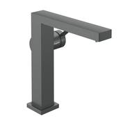 Mitigeur lavabo monocommande hansgrohe Tecturis E 73040340, saillie 157 mm, avec bonde à ouverture par pression, finition chrome noir brossé