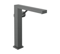 Mitigeur lavabo monocommande Hansgrohe Tecturis E 73072340, saillie 197 mm, sans bonde, chrome noir brossé