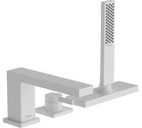 hansgrohe Tecturis E Mitigeur de bain 3 trous 73443700 avec sBox, blanc mat
