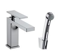 Hansgrohe Tecturis E mitigeur de lavabo avec douchette bidet sur pied chrome 73210000