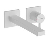 hansgrohe Tecturis E mitigeur lavabo 73051700 projection 225mm, UP, pour montage mural, blanc mat