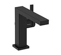 hansgrohe Tecturis E mitigeur lavabo 73024670 projection 155mm, avec push-open garniture de vidange , noir mat