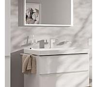 hansgrohe Tecturis E Fine Mitigeur monocommandé pour lavabo 150, saillie 157mm, sans garniture de vidage, CoolStart, EcoSmart+, 73041700, Couleur: Blanc mat