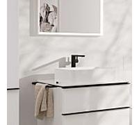 hansgrohe Tecturis E mitigeur lavabo 73070670 projection 197mm, avec push-open garniture de vidange , noir mat