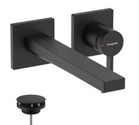 Hansgrohe Mitigeur lavabo Tecturis E 73051670 encastré 225 mm EcoSmart+ Noir mat