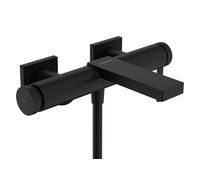 hansgrohe Tecturis E Mitigeur monocommandé pour bain, 2 consommateurs, saillie 213mm, apparent, 73420670, Couleur: noir mat