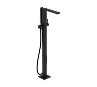 hansgrohe Tecturis E Mitigeur monocommandé pour bain, au sol, saillie 264mm, accessoires inclus, 2 consommateurs, 73445670, Couleur: noir mat