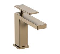 hansgrohe Tecturis E Mitigeur monocommandé pour lavabo 110, saillie 144mm, sans garniture de vidage, EcoSmart+, 73011140, Couleur: Bronze brossé