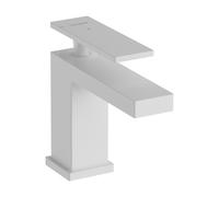 hansgrohe Tecturis E Mitigeur monocommandé pour lavabo 80, saillie 122mm, garniture de vidage à tirette, CoolStart, 73004700, Couleur: Blanc mat