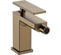 Hansgrohe Tecturis E Mitigeur de bidet – bronze brossé, saillie 149 mm, garniture de vidange