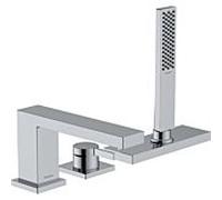 hansgrohe Tecturis E Raccord de rebord de baignoire 3 trous 73443000 avec sBox, chromé