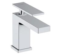 Robinet sur pied Hansgrohe Tecturis E 73013340, saillie 122 mm, avec poignée à levier, finition chrome noir brossé