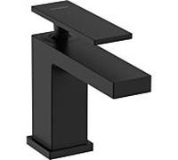 hansgrohe Tecturis E vanne à pilier 73013670 saillie 122mm, avec poignée à levier, noir mat