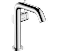 hansgrohe Tecturis S Fine - Mitigeur de lavabo sans tirette ni vidage, économie d'énergie (CoolStart), Robinet salle de bain avec hauteur sous bec 150mm, économie d'eau (EcoSmart+), Chromé, 73341000