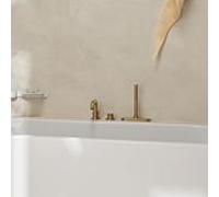 hansgrohe Tecturis S mitigeur bain 3 trous 73447140 saillie 194mm, bronze brossé