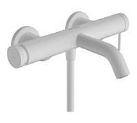 hansgrohe Tecturis S robinetterie de baignoire monocommande apparente, portée 209mm, 73422700, Couleur: Blanc mat