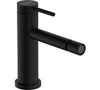 Hansgrohe Mitigeur de bidet Tecturis S monocommandé sur pied avec vidage Noir mat 73201670