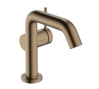 Hansgrohe Mitigeur de lavabo Tecturis S 73321140 sur pied bec 130 mm bronze brossé CoolStart