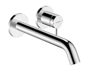 Hansgrohe Tecturis S - Mitigeur de lavabo encastré, avec vidage, installation à 2 trous, EcoSmart, chrome 73351000