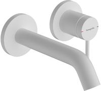 Hansgrohe Mitigeur de lavabo encastré Tecturis S 73350700 – monocommande EcoSmart blanc mat