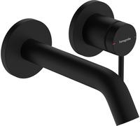 Hansgrohe Mitigeur lavabo encastré Tecturis S sortie 165 mm noir mat 73350670