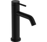 hansgrohe Tecturis S - Mitigeur de lavabo sans tirette ni vidage, économie d'énergie (CoolStart), Robinet de salle de bain avec hauteur sous bec 110 mm, économie d'eau (EcoSmart+), Noir mat, 73312670