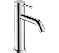 hansgrohe Tecturis S - Mitigeur de lavabo sans tirette ni vidage, Robinet de salle de bain avec hauteur sous bec 110 mm, économie d'eau (EcoSmart+), Chromé, 73311000