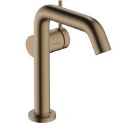 Hansgrohe Mitigeur lavabo sur pied Tecturis S 73340140 CoolStart EcoSmart+ Push-Open Bronze brossé
