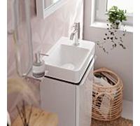 Hansgrohe Mitigeur lavabo Tecturis S bec 108 mm CoolStart EcoSmart sans vidage chrome 73301000