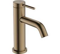 hansgrohe Tecturis S Mitigeur monocommandé pour lavabo, ComfortZone80, avec vidage, CoolStart, saillie 108mm, 73305140, Couleur: Bronze brossé