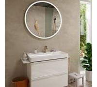Hansgrohe Mitigeur lavabo sur pied Tecturis S – CoolStart, vidage Push-Open, bronze brossé