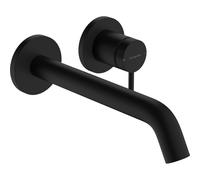 Hansgrohe Tecturis S Mitigeur lavabo encastré - mitigeur - rond - monocommande - bec 22.5 cm - noir mat 73351670