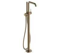 hansgrohe Tecturis S Mitigeur monocommandé pour bain, au sol, saillie 194mm, 73440140, Couleur: Bronze brossé