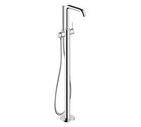 Mitigeur de bain monocommande hansgrohe Tecturis S 73440340 sur pied, finition chrome noir brossé