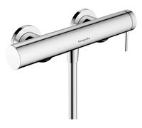Mitigeur de douche monocommande hansgrohe Tecturis S 73622340, montage en surface, chrome noir brossé