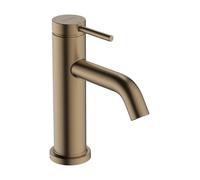 hansgrohe Tecturis S Robinet 80 avec manette pour eau froide ou pré-mélangée, portée 108mm, 73313140, Couleur: Bronze brossé