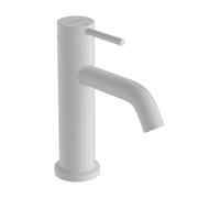 hansgrohe Tecturis S - Mitigeur de lavabo eau froide sans tirette ni vidage, Robinet de salle de bain avec hauteur sous bec 80 mm, économie d'eau (EcoSmart+), Blanc mat, 73313700