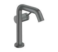 Hansgrohe Tecturis S - Robinet de lavabo avec bonde Push-Open, CoolStart, EcoSmart+, chrome noir brossé 73340340