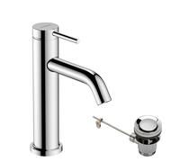 hansgrohe Tecturis S robinetterie de lavabo monocommande 110 CoolStart, EcoSmart+, portée 116mm, 73314000, Couleur: chrome