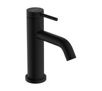 hansgrohe Tecturis S robinetterie de lavabo monocommande 80 CoolStart, EcoSmart+, sans garniture de vidage, portée 108mm, 73301670, Couleur: noir mat