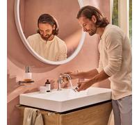 hansgrohe Tecturis S WTM 110 Fine CoolStart sans garniture d'écoulement chromée, 1 pièce.