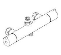 hansgrohe thermostat Croma 100 92131000 Tuyau de douche chromé