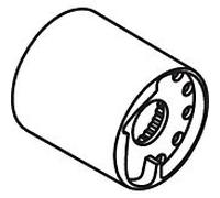 hansgrohe Thermostat encastré 97439000 Kit de finition T42 chromé