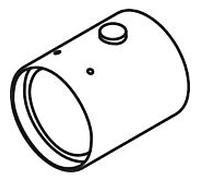 hansgrohe poignée de thermostat Axor Starck 96519000 Colonne de douche pour thermostat chromé